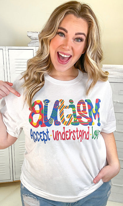 Doodle Autism Adult Graphic Shirt