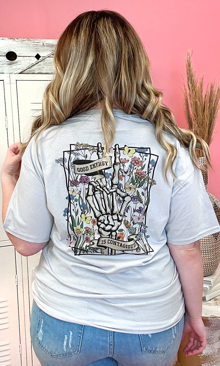 Good Energy Is Contagious Graphic Shirt
