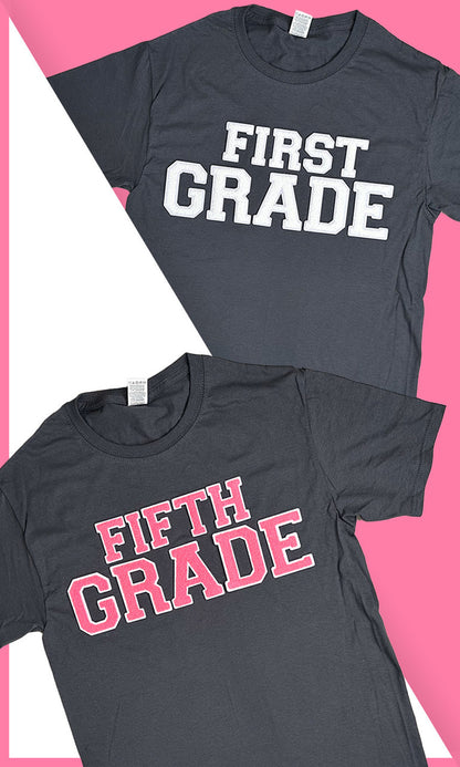 Soft Chenille Grade Level T-Shirt