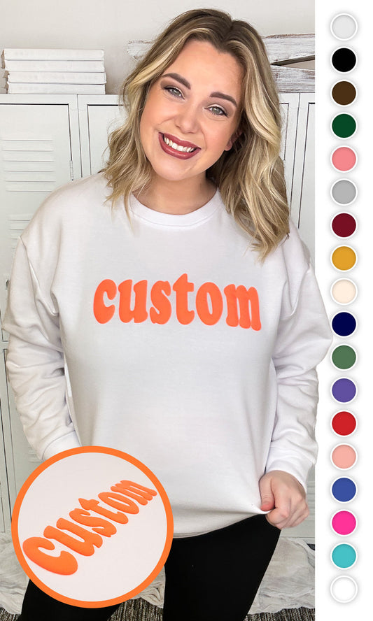 Custom Magic Puff Sweatshirt