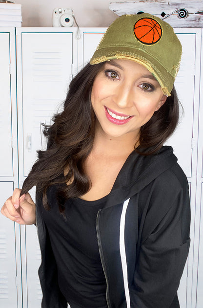 Basketball Ideal Chenille Vintage Hat