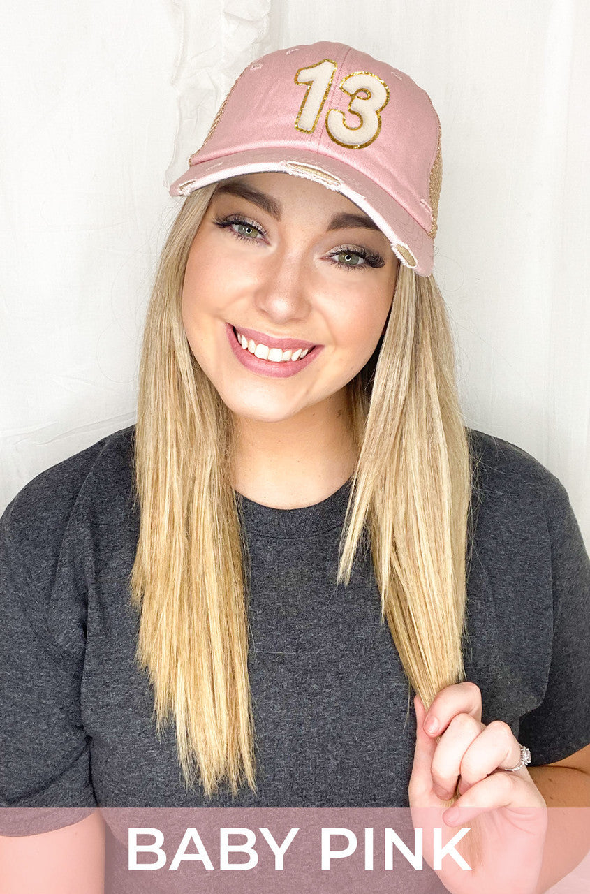 Ideal Chenille Number Hat