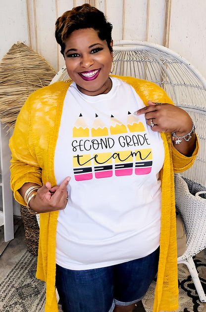 Team Pencil Grade Level Teacher T-Shirt