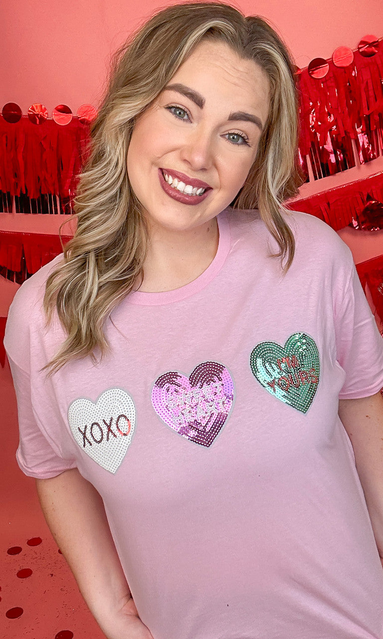 Sparkle Conversation Heart T-Shirt