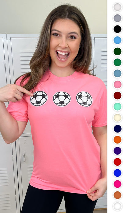 Sparkle Soccer Adult T-Shirt