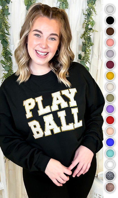 Play Ball Ideal Chenille Sweatshirt