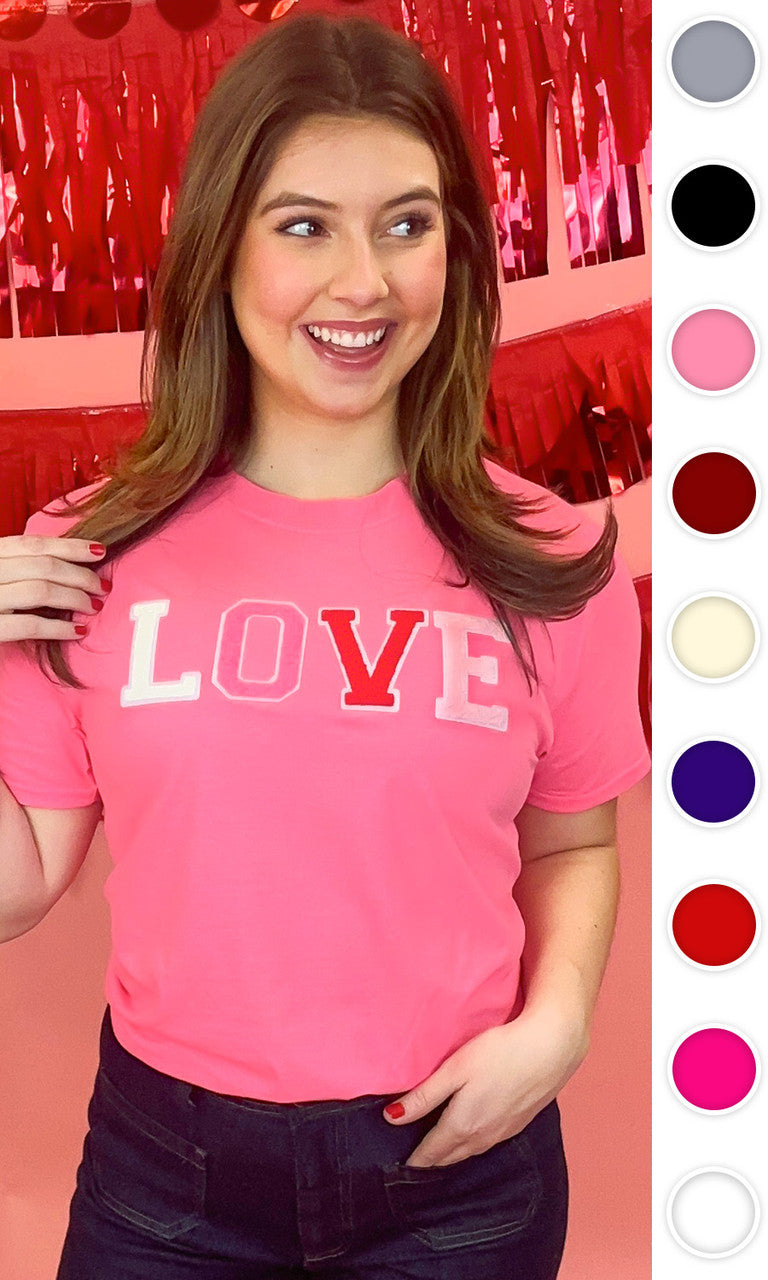 Soft Chenille Love T-Shirt