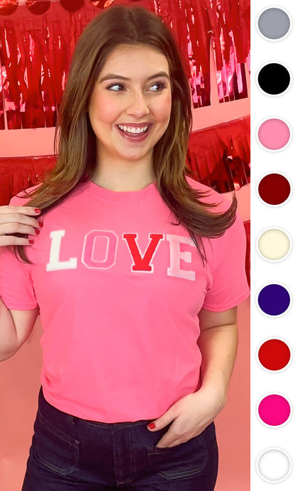 Soft Chenille Love T-Shirt