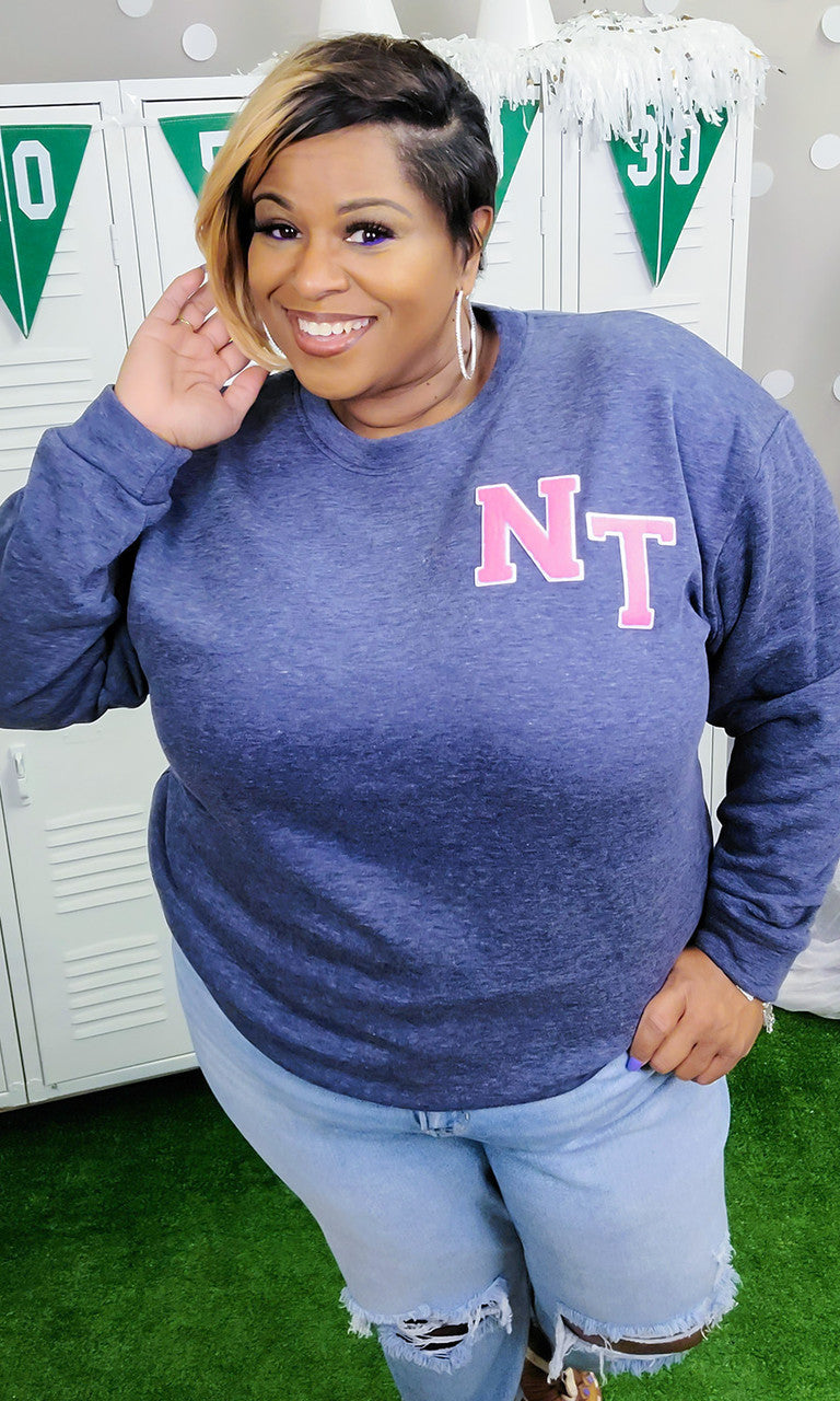 Soft Chenille Monogram Sweatshirt