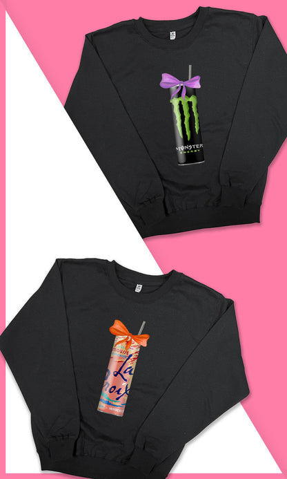 Bow Beverages Graphic Sweatshirt