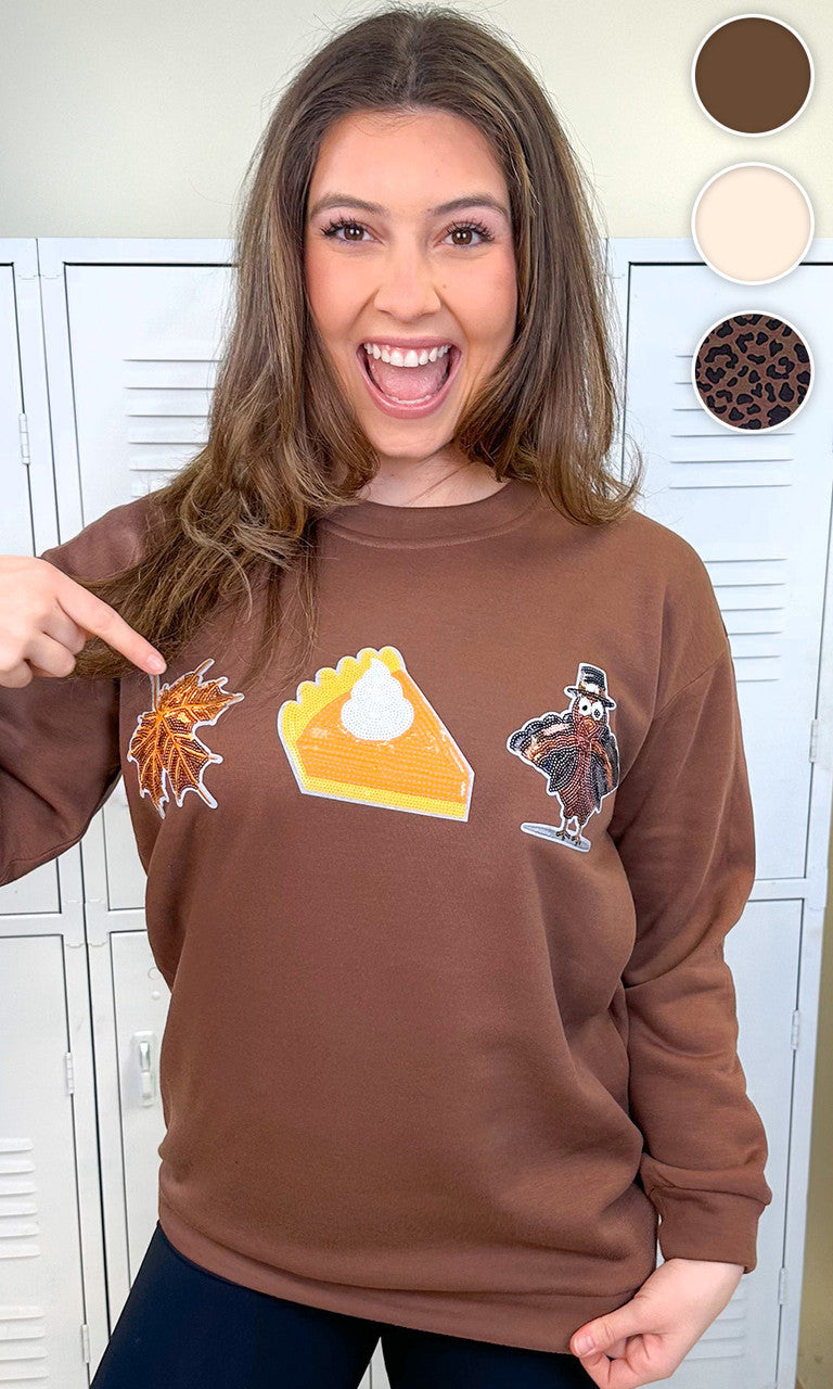 Thanksgiving Sparkle Sweatshirt