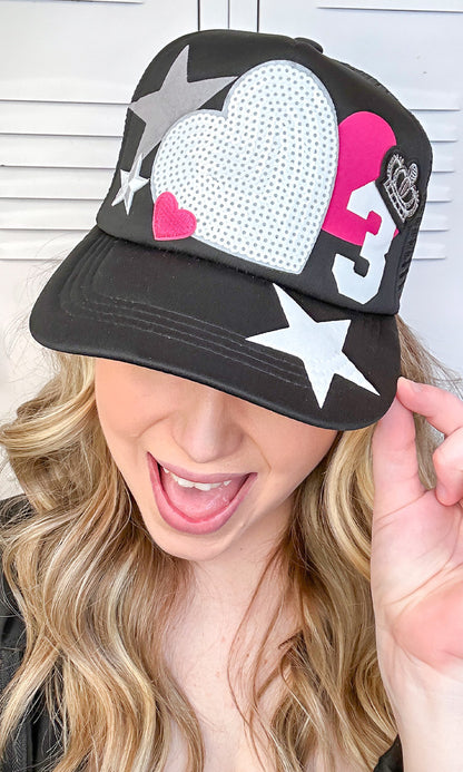 Number Patch Trucker Hat