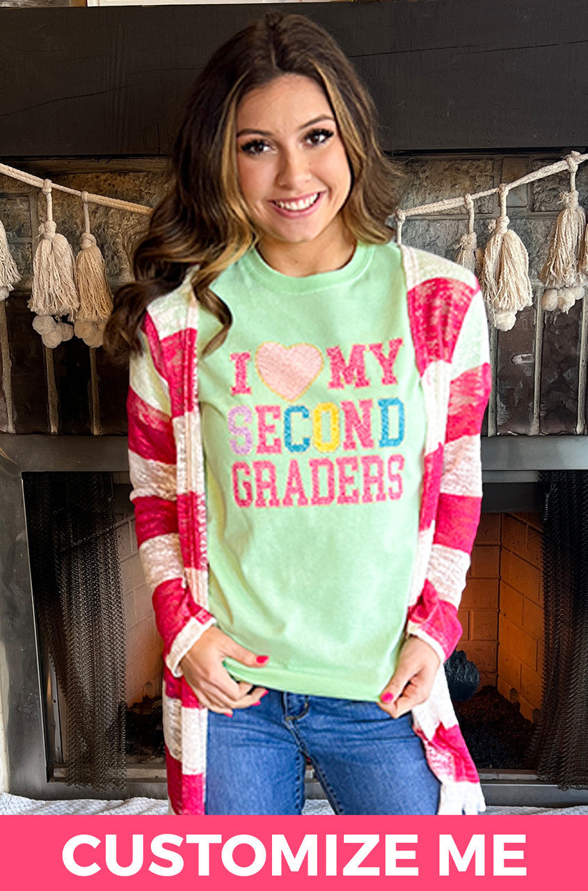 I Love My Grade Level Teacher T-Shirt