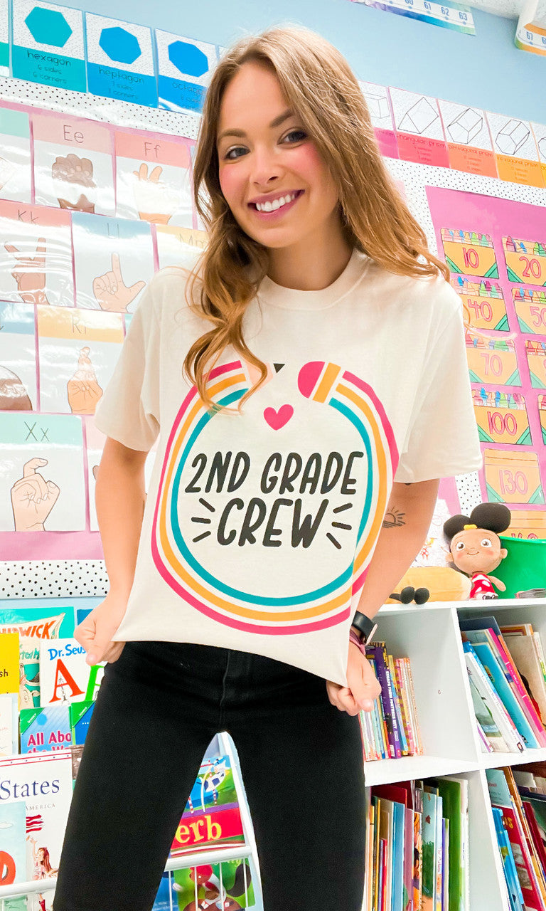 Custom Grade Level Crew T-Shirt