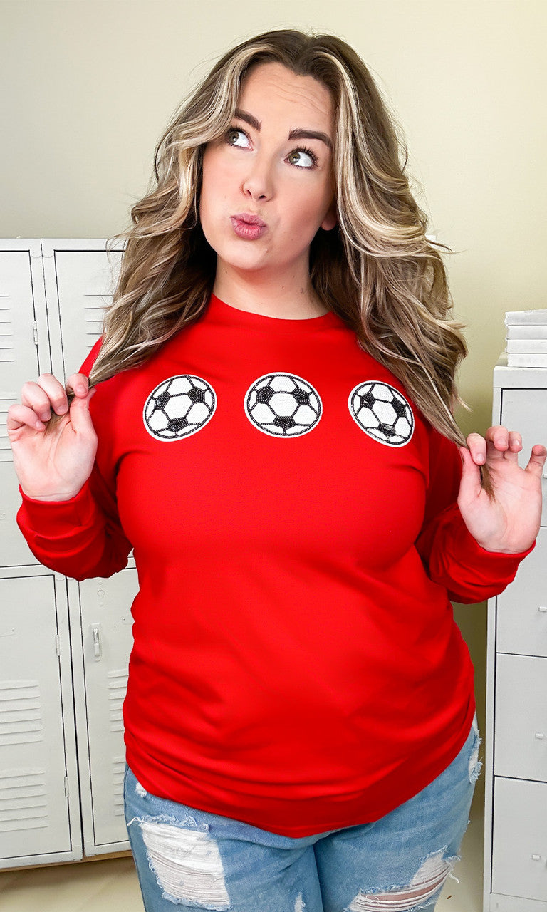 Sparkle Soccer Adult Long Sleeve