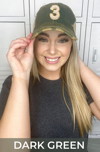 Ideal Chenille Number Hat