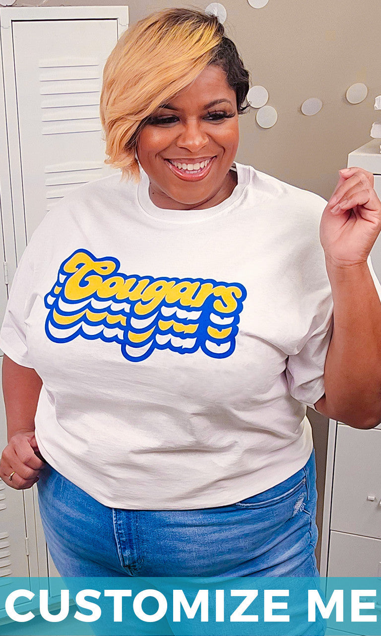 Retro Custom Team Graphic T-Shirt