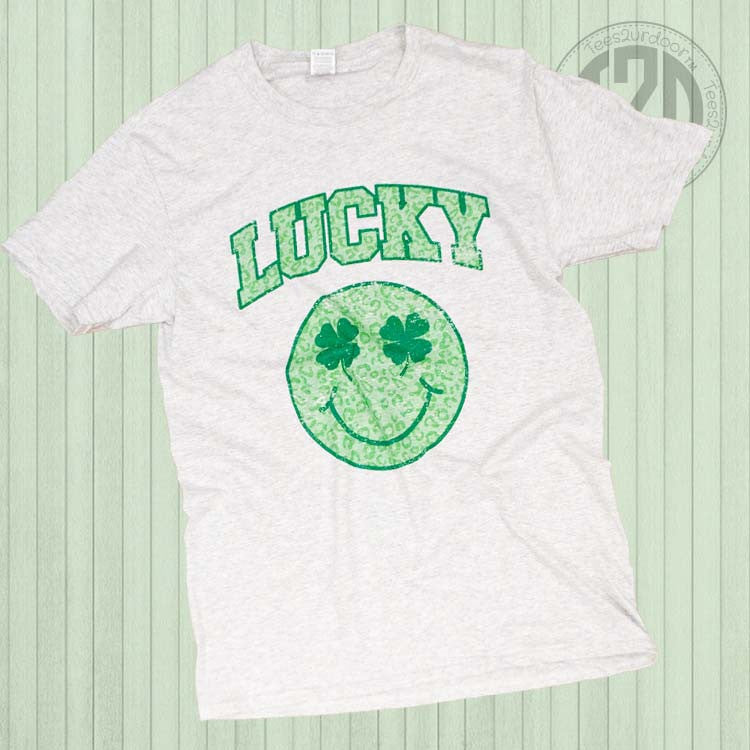 St. Patrick's Day Lucky Smiley T-Shirt
