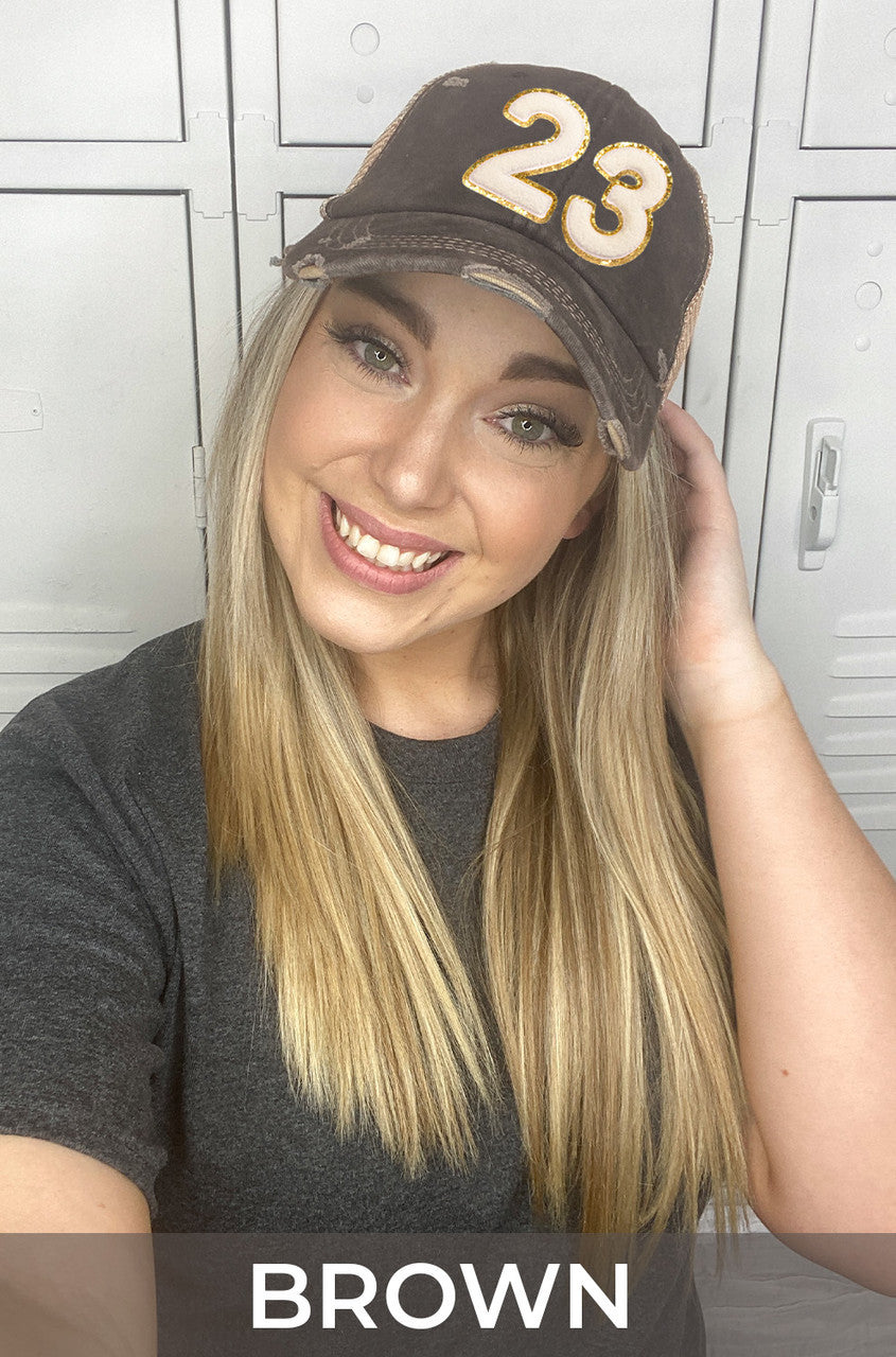 Ideal Chenille Number Hat