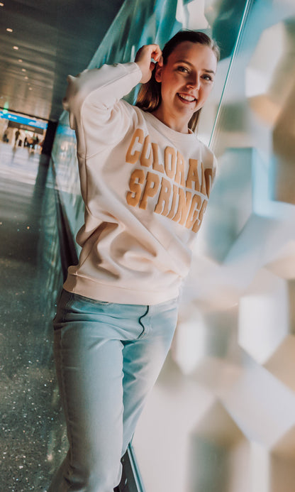 Custom Magic Puff Big Letter Sweatshirt