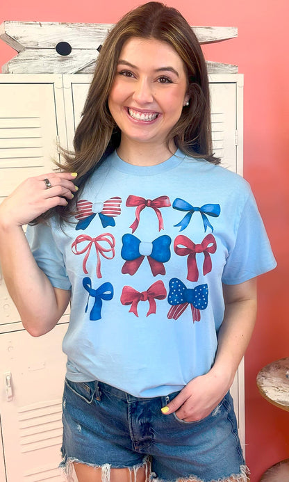 Patriotic Bows Graphic Shirt