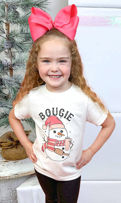 Bougie Slay Snow Girl Graphic T-Shirt