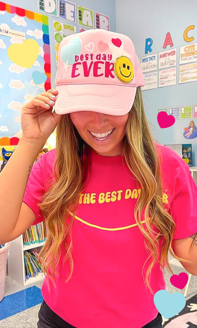 Best Day Ever Patch Trucker Hat