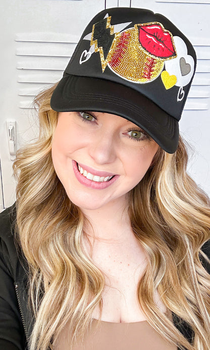 Softball Patch Trucker Hat