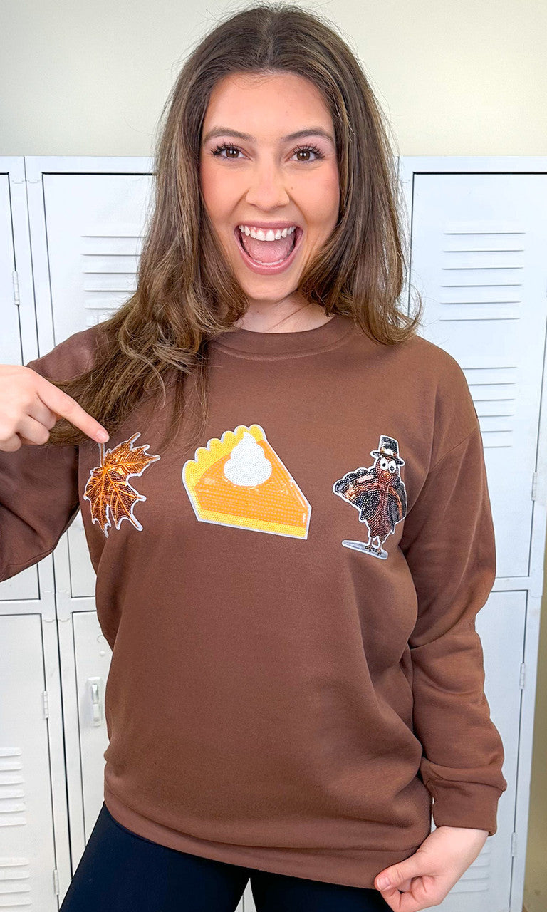 Thanksgiving Sparkle Sweatshirt