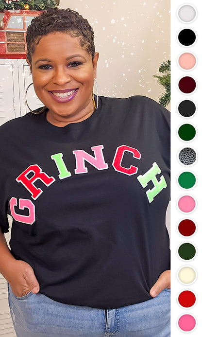 Soft Chenille Grinch Graphic T-Shirt