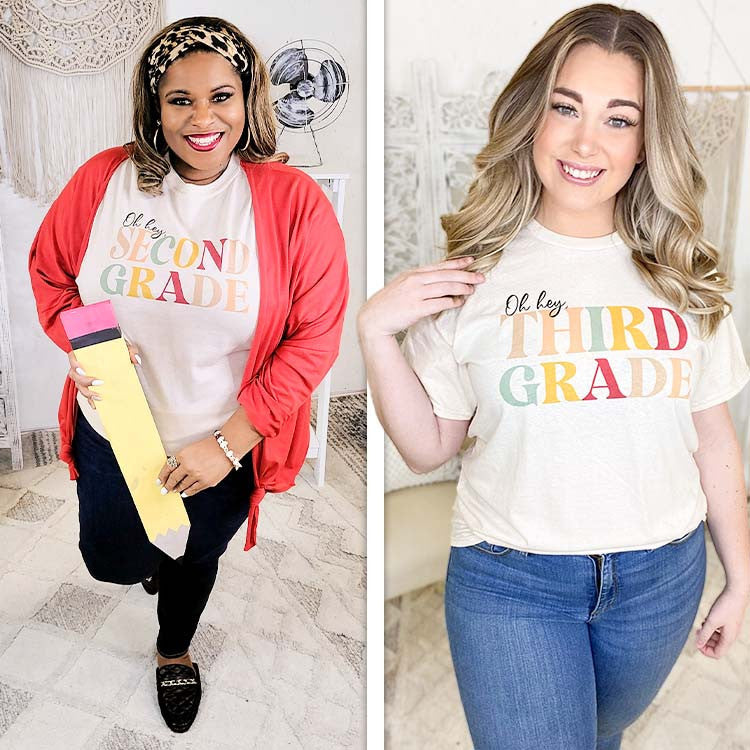 Oh Hey Grade Level Teacher T-Shirt