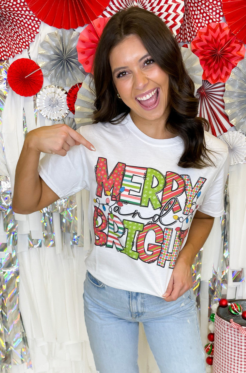 Merry and Bright Christmas T-Shirt