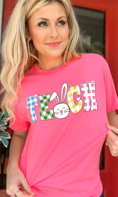 Teach Easter Graphic T-Shirt