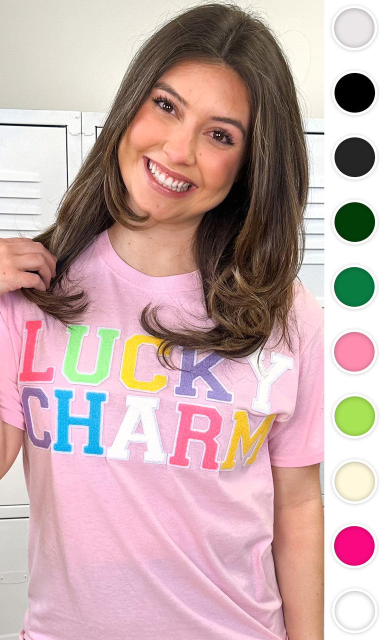 Soft Chenille Lucky Charm Adult T-Shirt