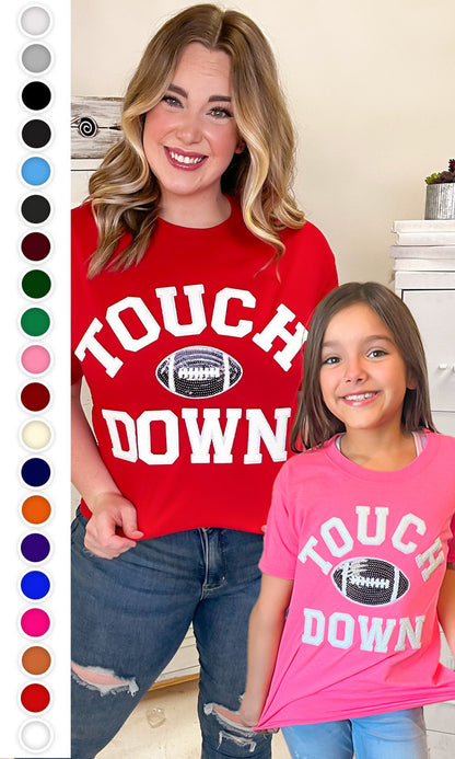 Soft Chenille Touchdown Graphic T-Shirt