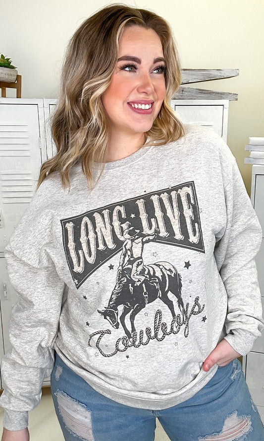 Long Live Cowboys Graphic Sweatshirt