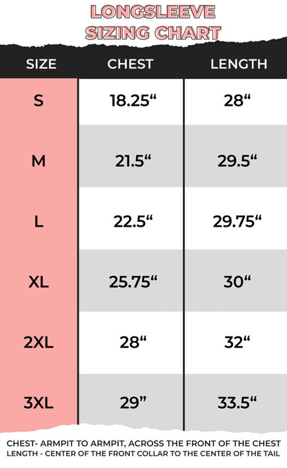 Custom Flock Script Adult Long Sleeve T-Shirt