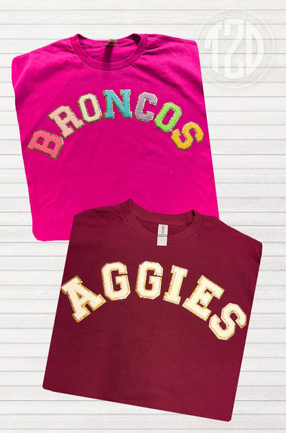 Mascot Chenille Short Sleeve T-Shirt