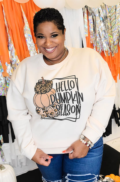 Hello Pumpkin Season Sweatshirt