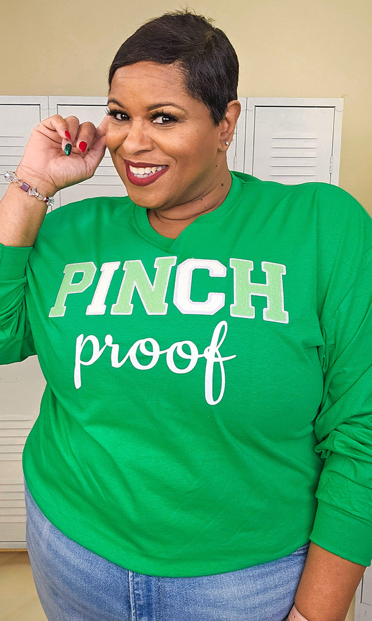 Soft Chenille Pinch Proof Adult Long Sleeve T-Shirt