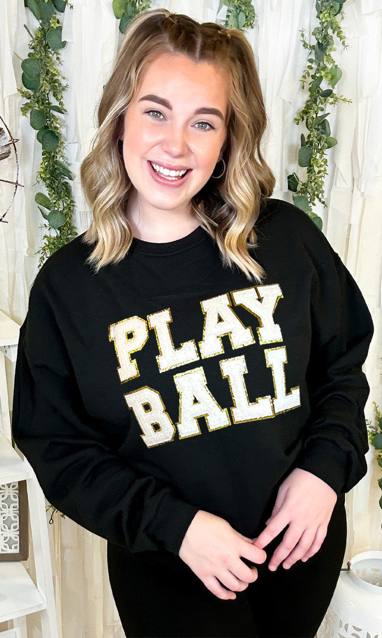 Play Ball Ideal Chenille Sweatshirt