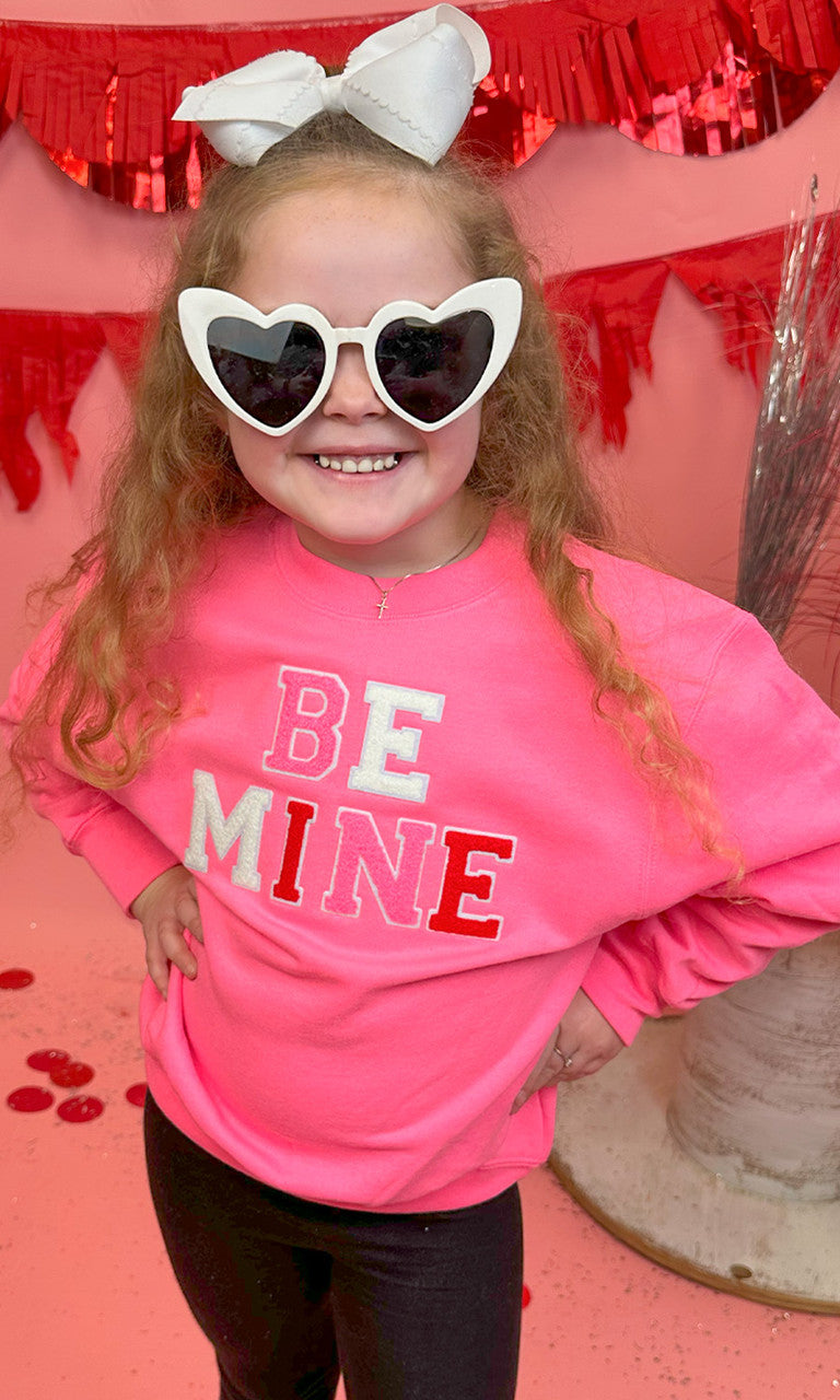 Soft Chenille Be Mine Sweatshirt