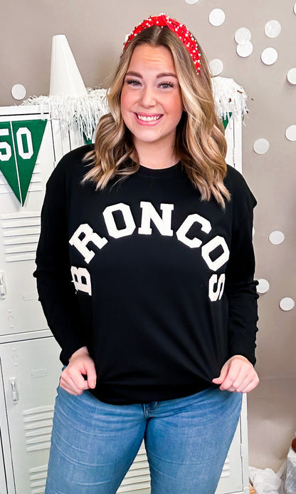 Soft Chenille Custom Mascot Boyfriend Long Sleeve