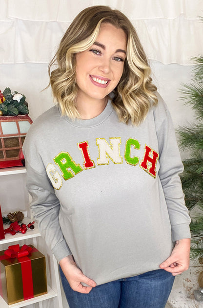 Grinch Ideal Chenille Sweatshirt