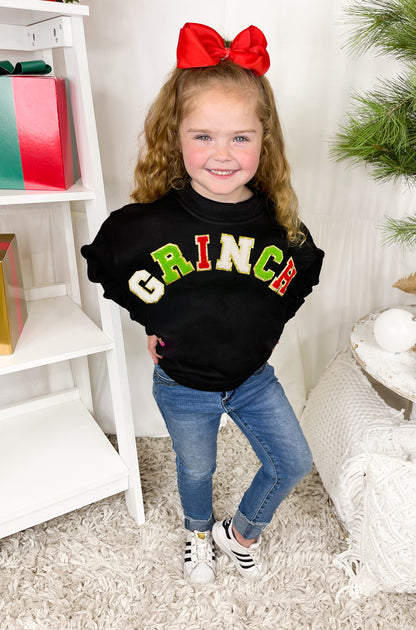 Grinch Ideal Chenille Sweatshirt