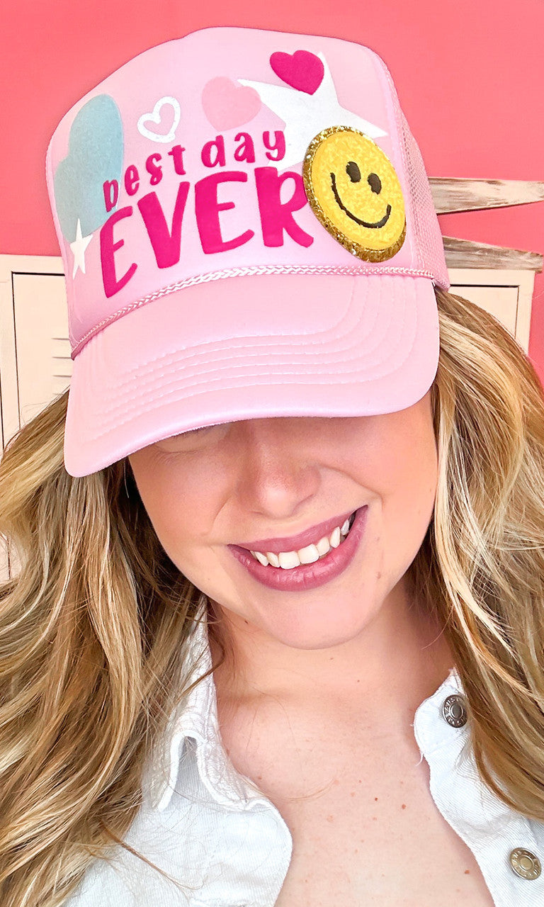 Best Day Ever Patch Trucker Hat