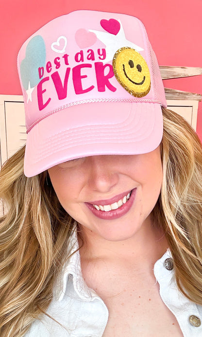 Best Day Ever Patch Trucker Hat
