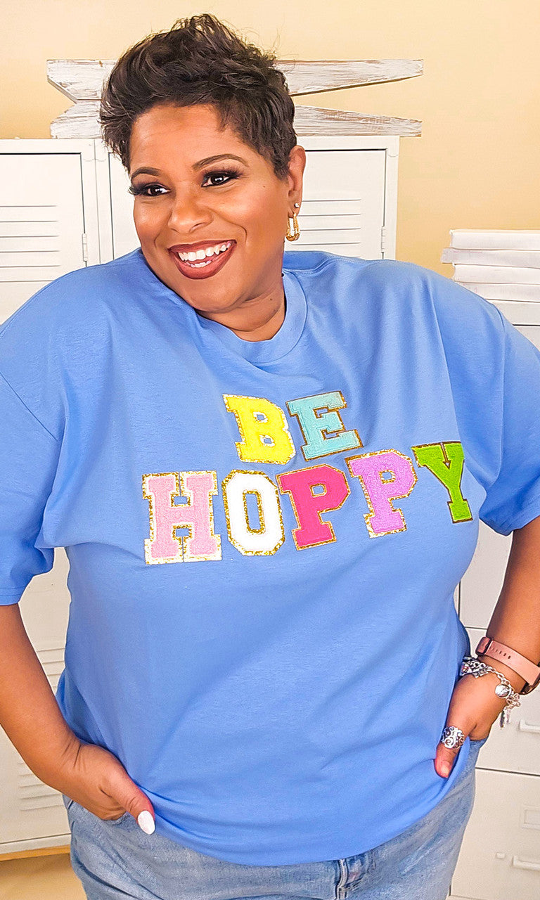 Ideal Chenille Be Hoppy Easter Adult Shirt