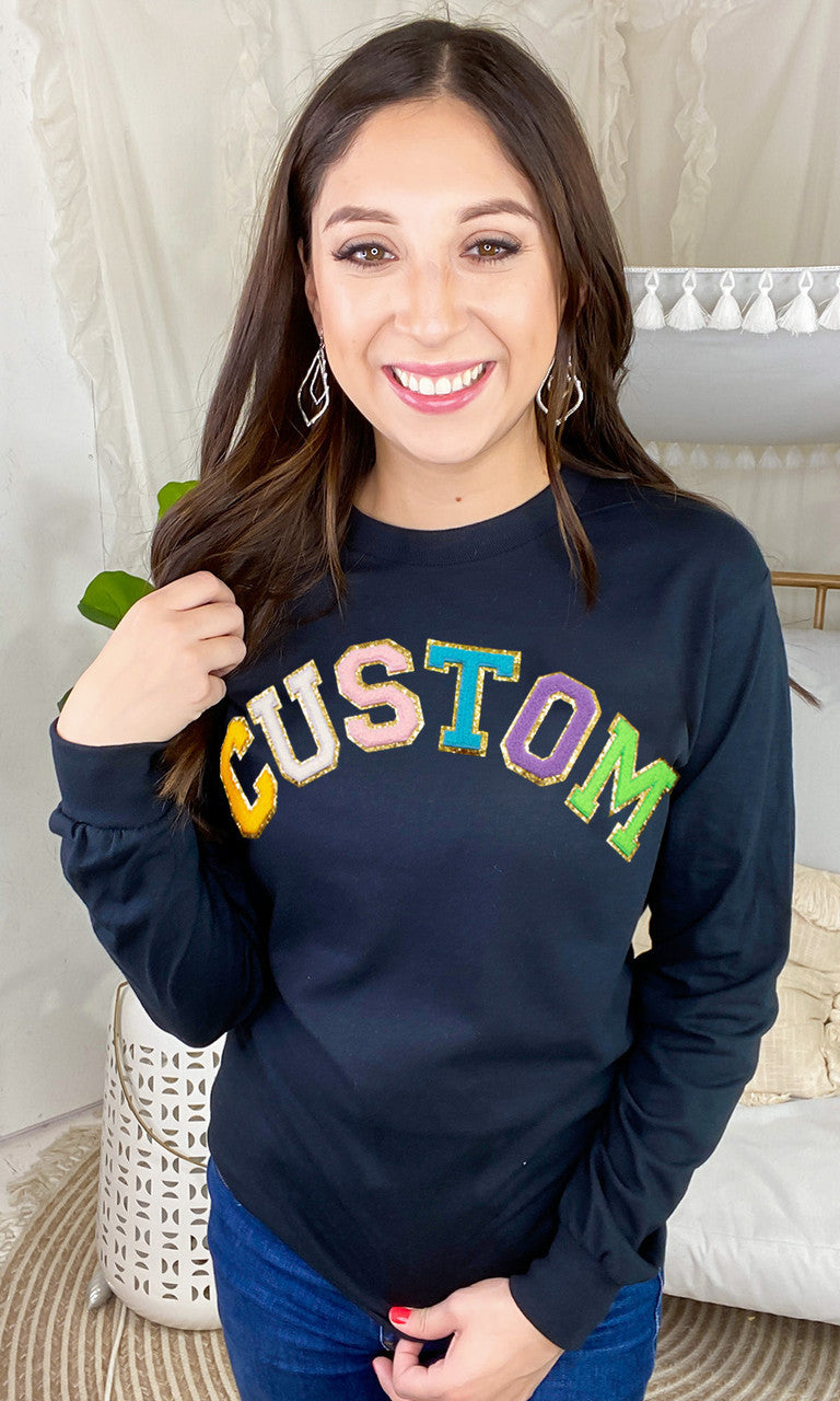 Ideal Chenille Long Sleeve T-Shirt