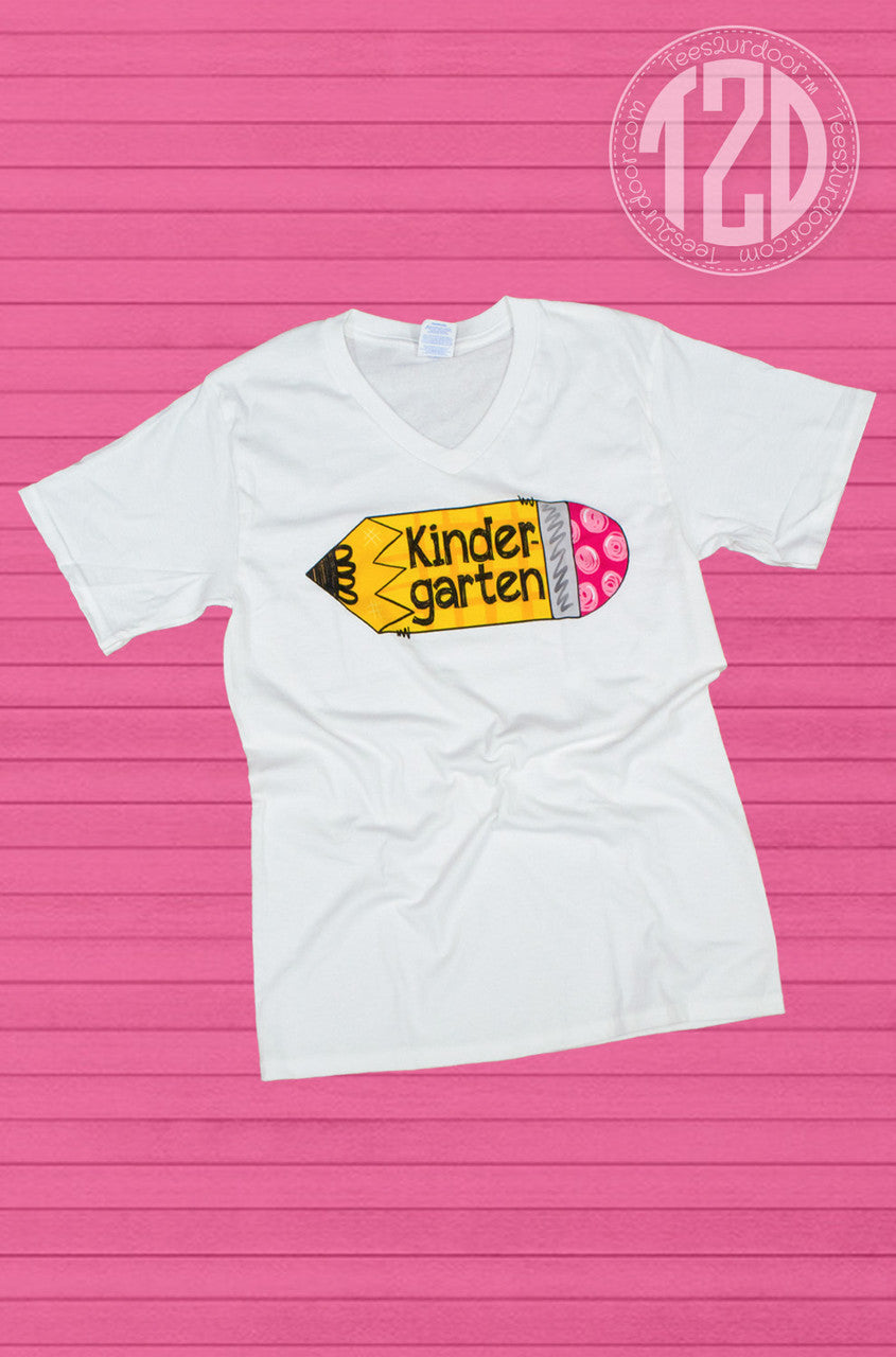 Colorful Pencil Grade Level V-Neck